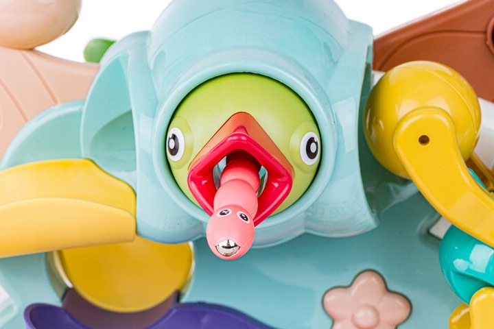 Interaktywny Tor kulkowy GRA MAGNETYCZNA NAKARM PTASZKA CYMBAŁKI PIANINO