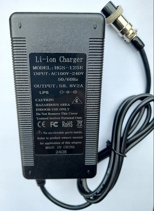 ŁADOWARKA DO HULAJNOGI MOTUS Pro 10 TECHLIFE X7 X8 58,8V 2A