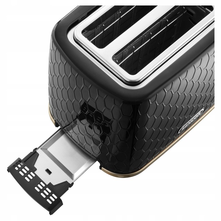 Toster 3 funkcje Sencor 7201BK 930W biały odgrzewanie timer tacka termostat