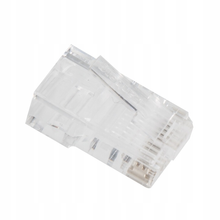 100X WTYK WTYKI KOŃCÓWKI WTYCZKA RJ45 8P8C UTP CAT KAT.5E PRZELOTOWE LANBER