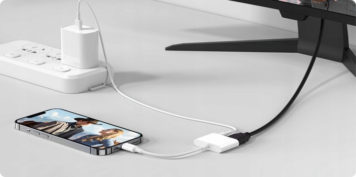 APPLE| Oryginalny ADAPTER LIGHTNING HDMI IPAD iPhone X 11 12 13 14 MAX PRO!