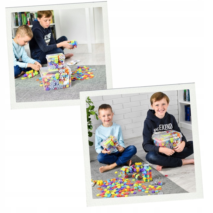 KLOCKI KONSTRUKCYJNE WAFLE MELI BASIC TRAVEL BOX 1000 EL PUZZLE 3D GOFRY