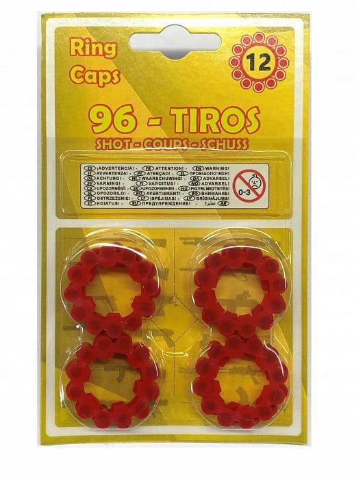 Kapiszony do Pistoletu - 12-ki - 96 strzałów x 5 Blistrów - 480 strzałów