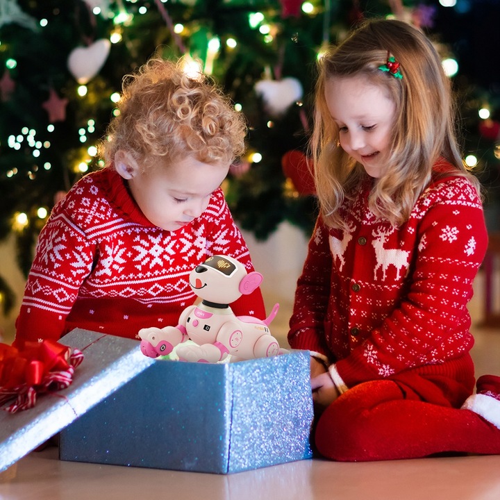 ROBOT INTERAKTYWNY PIES PIESEK ZDALNIE STEROWANY PROGRAMOWANY 20+ FUNKCJE