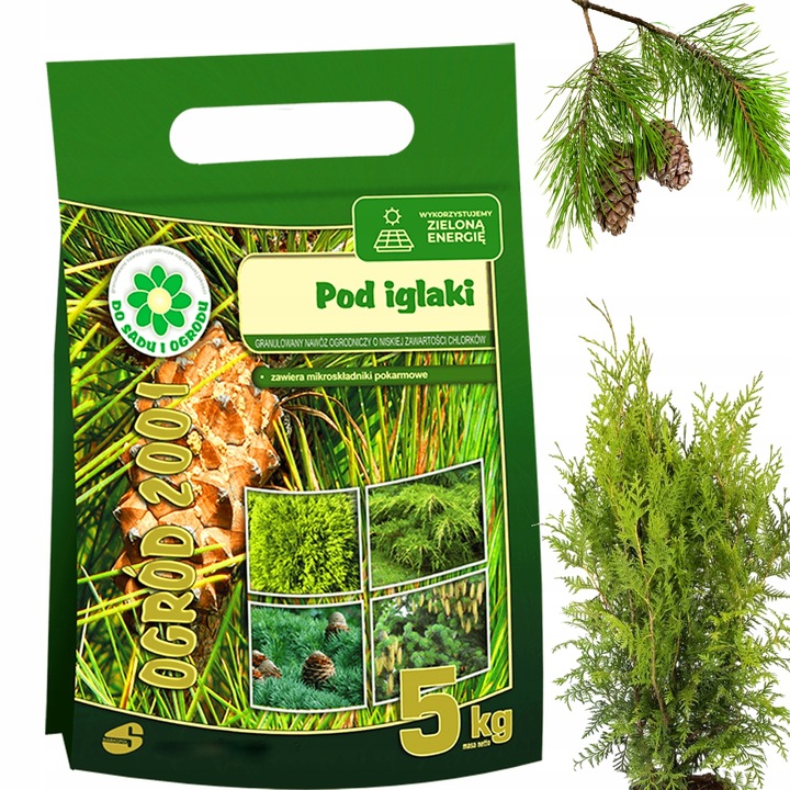 SIARKOPOL OGRÓD 2001 NAWÓZ DO TUI IGLAKÓW ŻYWOTNIKÓW CISÓW THUI JODEŁ 5KG