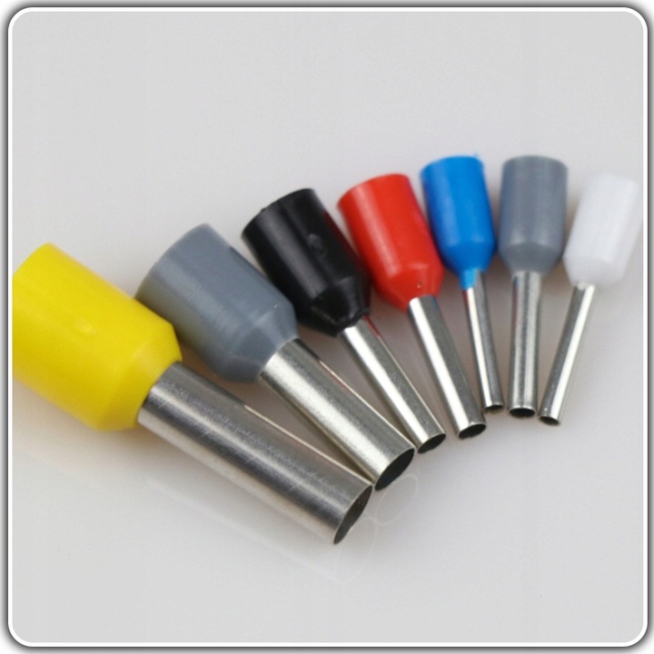 ZACISKARKA KONEKTORÓW KOŃCÓWEK ŚCIĄGACZ IZOLACJI +1300 szt. TULEJEK