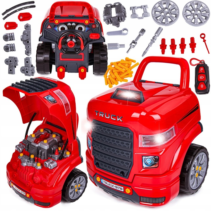 ZESTAW WARSZTAT MECHANIKA SAMOCHÓD SILNIK DO ROZKRĘCANIA AUTO Pilot Dźwięk