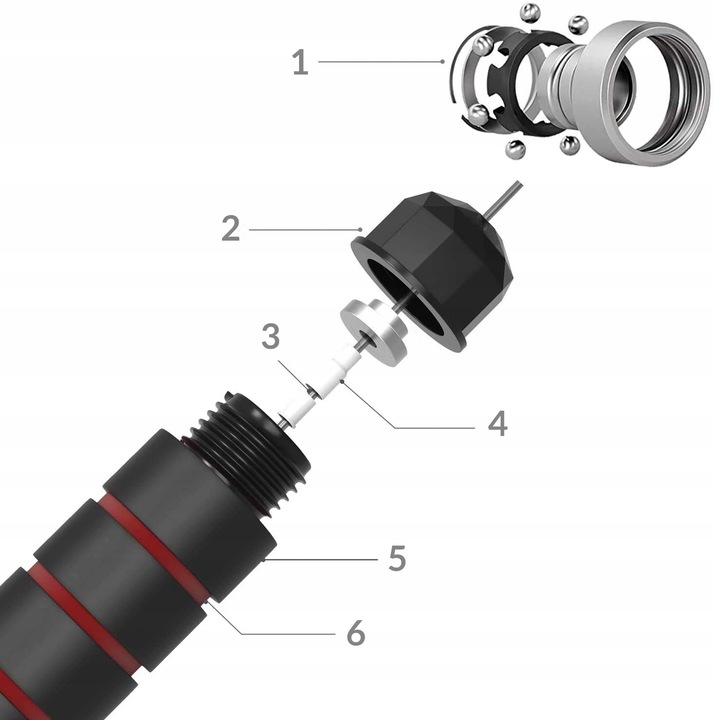 Solidna skakanka z łożyskami crossfit fitness bokserska sportowa siłownie