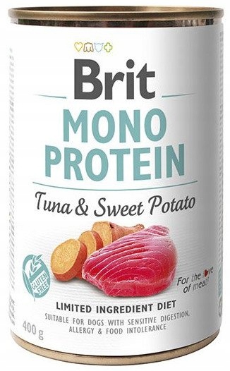 BRIT MONO PROTEIN TUNA SWEET POTATO 6x400g