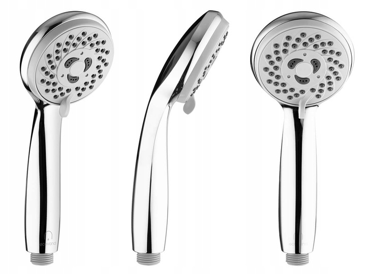 SŁUCHAWKA PRYSZNICOWA funkcja stop ECOVAND AQS OSZCZĘDNA -62% WODY 6 L/MIN