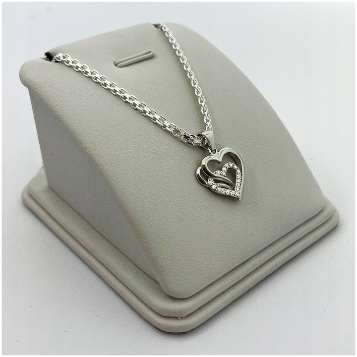 SREBRNA BIŻUTERIA DAMSKA, GRUBY ŁAŃCUSZEK + BRANSOLETKA BISMARK SREBRO 925