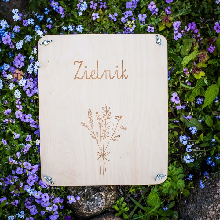 Zielnik Praska botaniczna do suszenia kwiatów ziół liści i roślin 21x15