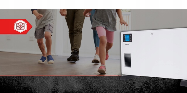 Grzejnik Konwektorowy Turbo Pilot Timer LCD Bardzo Mocny 2300W