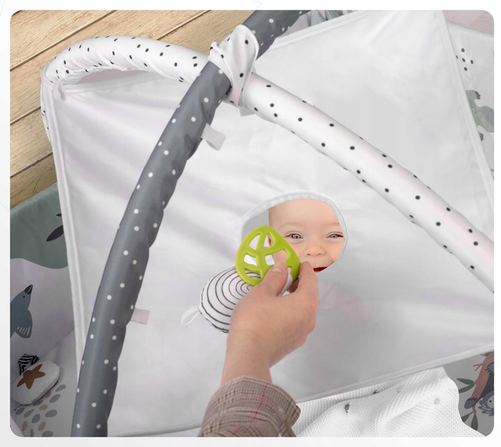 MATA EDUKACYJNA INTERAKTYWNA DWUSTRONNA SKŁADANA XXL 5w1 NUKIDO PODUSZKA