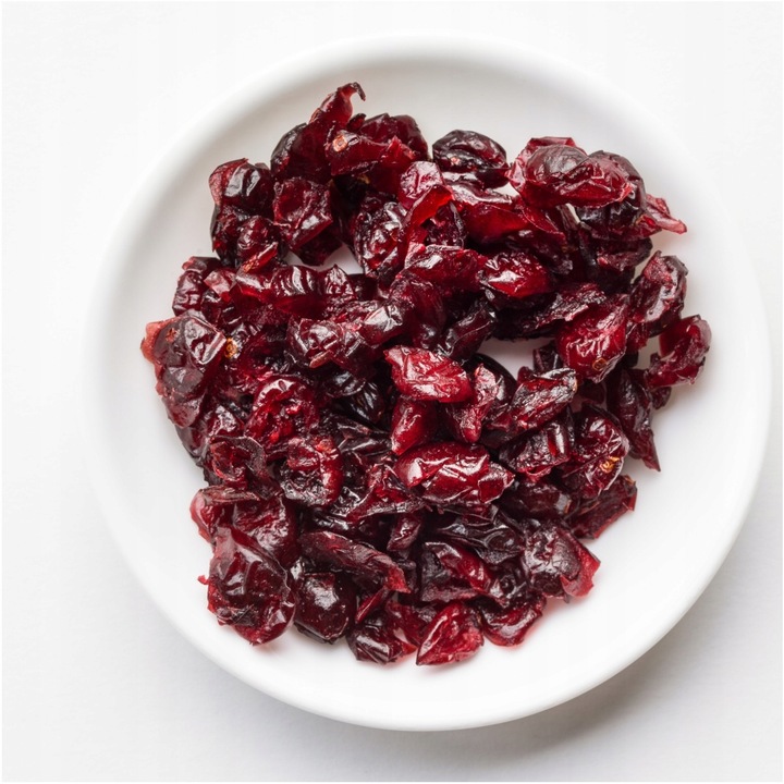 ŻURAWINA SUSZONA CIĘTA 1kg BEZ CUKRU ŚWIEŻA KLASA A nutt