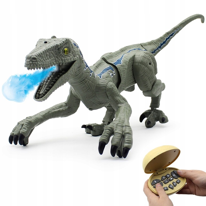INTELIGENTNY ROBOT DINOZAUR ZDALNIE STEROWANY PARA