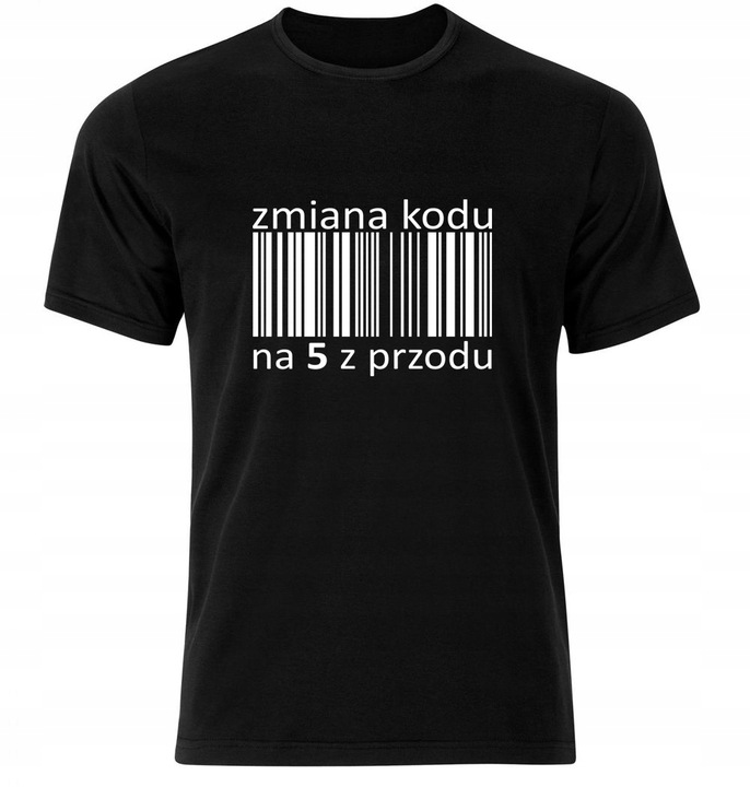 Koszulka męska Zmiana kodu 5 z przodu S - XXL
