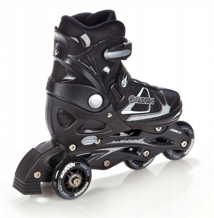 Rolko-Wrotki 3w1 Regulowane RAVEN Spirit Black/White 37-40