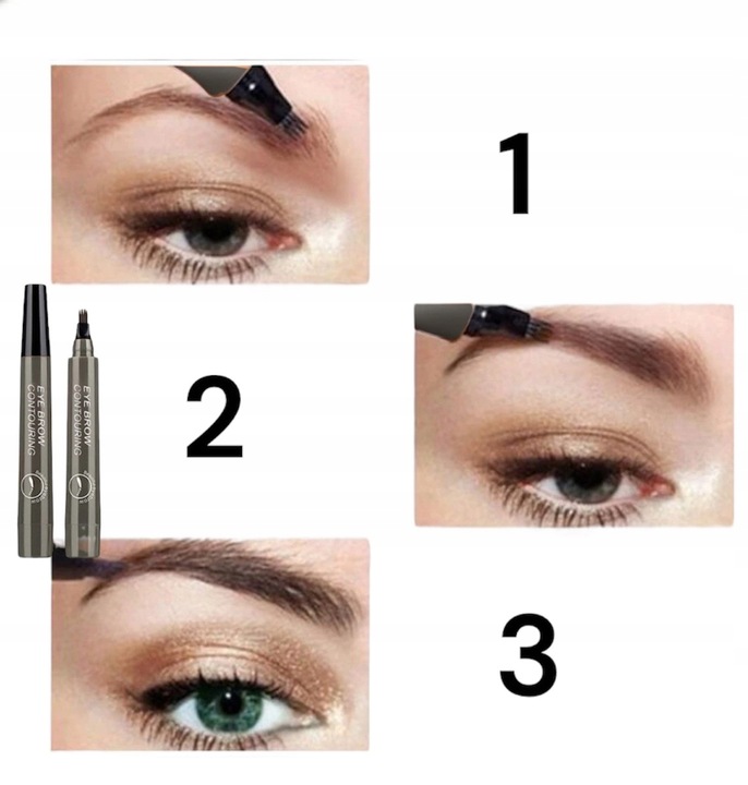 KREDKA DO BRWI MARKER EYEBROW GRAFIT WODOODPORNY