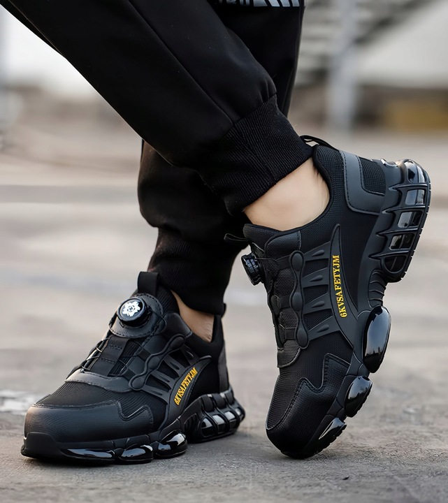 buty robocze ochronne bhp sportowe półbuty lekkie czarny r. 43