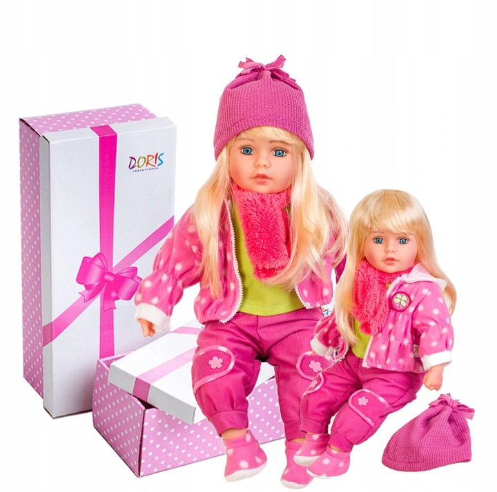 DUŻA LALKA dla dzieci BOBAS MÓWI, ŚPIEWA 60 cm G