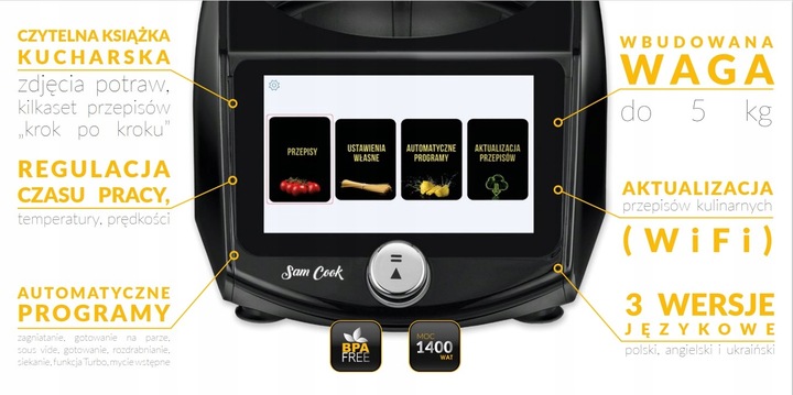 Termorobot Sam Cook PSC-11/B robot kuchenny