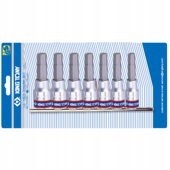 Zestaw kluczy nasadowych King Tony 2127PR
