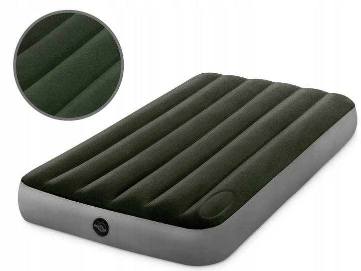 MATERAC DMUCHANY INTEX Z POMPKĄ ŁÓŻKO DWUOSOBOWY