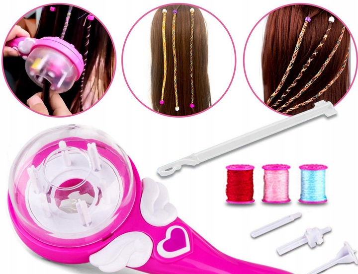 Zaplatarka Warkoczyków Warkoczyki Zaplatacz Maszynka do Ozdabiania