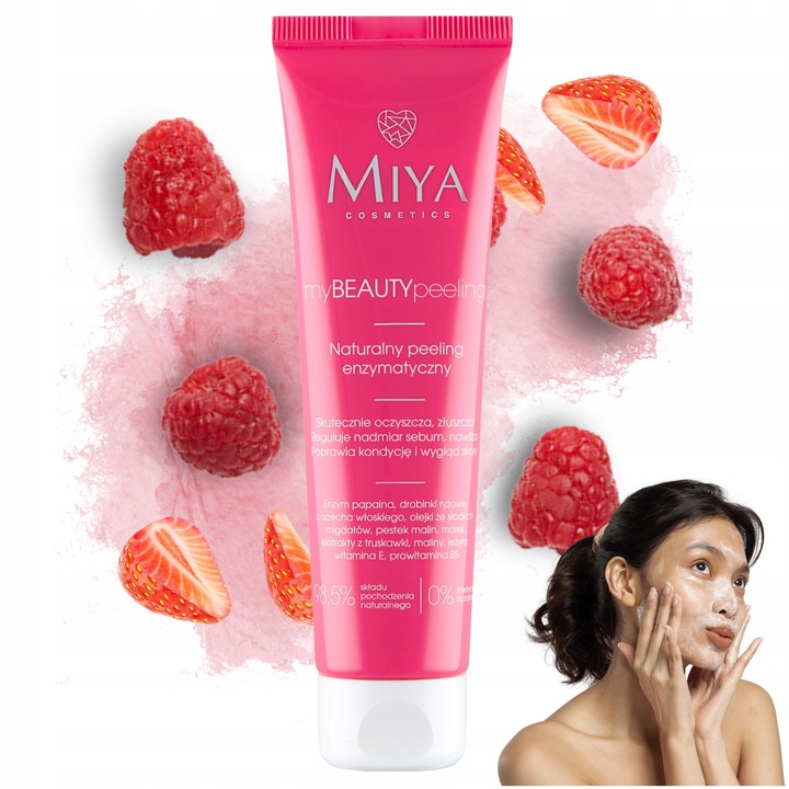 Naturalny Peeling Enzymatyczny Do Twarzy Oczyszczający Złuszczający 60 ml