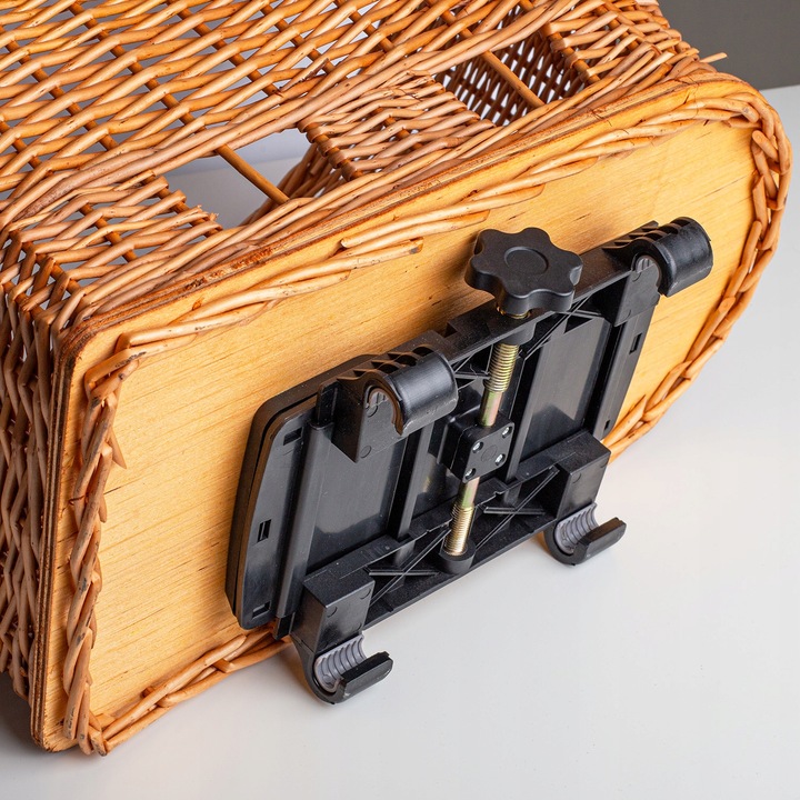 KOSZ ROWEROWY WIKLINOWY NA BAGAŻNIK TRANSPORTER TYLNY KOSZYK DLA PODUSZKA