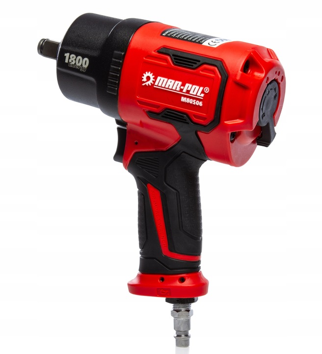 KLUCZ UDAROWY PNEUMATYCZNY KOMPOZYTOWY Z UDAREM DO KÓŁ 1800 Nm 1/2" TH