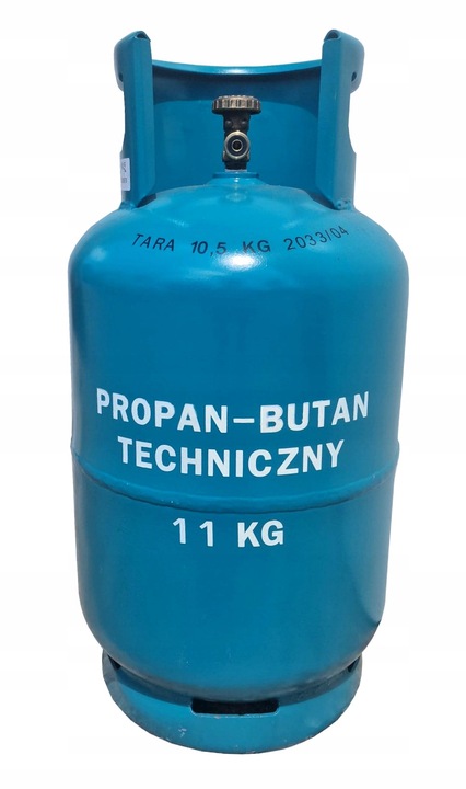BUTLA GAZOWA PROPAN BUTAN 11KG PUSTA GRILL PIEC 30 BAR KUCHENKA LPG BUTLE