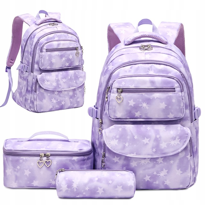 PLECAK SZKOLNY TOREBKA PIÓRNIK ZESTAW MŁODZIEŻOWY POJEMNY kl. 1-3