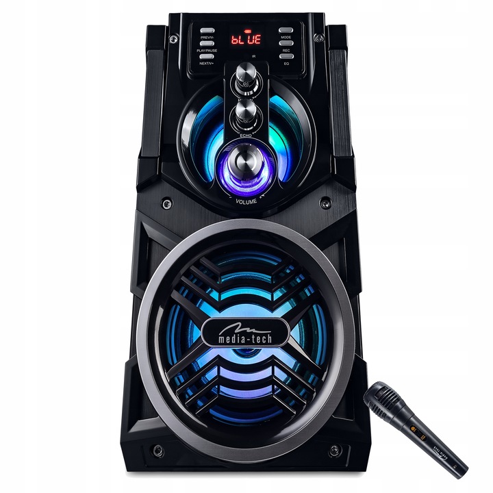 MOBILNY SYSTEM NAGŁOŚNIENIOWY BOOMBOX BLUETOOTH FM