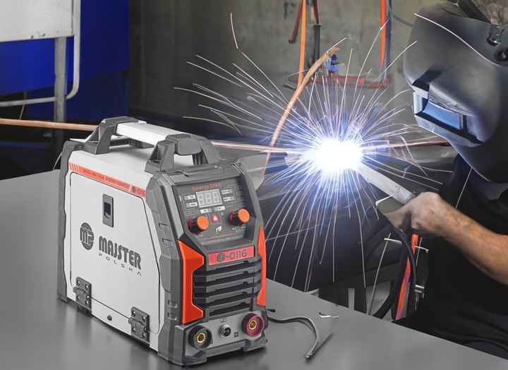 Spawarka INWERTEROWA INWERTOROWA MIG FLUX MMA TIG migomat 210A SYNERGIA 210