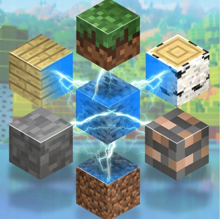 KLOCKI MAGNETYCZNE 2 cm kostki budowlane konstrukcyjne BLOKI SZEŚCIANY 98el