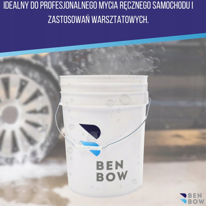 Wiadro BIAŁE do mycia z separatorem WASH RINSE