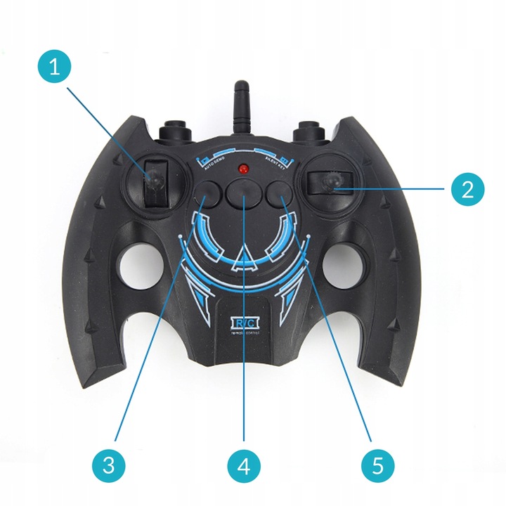 SAMOCHÓD ZDALNIE STEROWANY RC RĘKĄ GESTAMI PILOT AUTO PODŚWIETLENIE LED 4x4