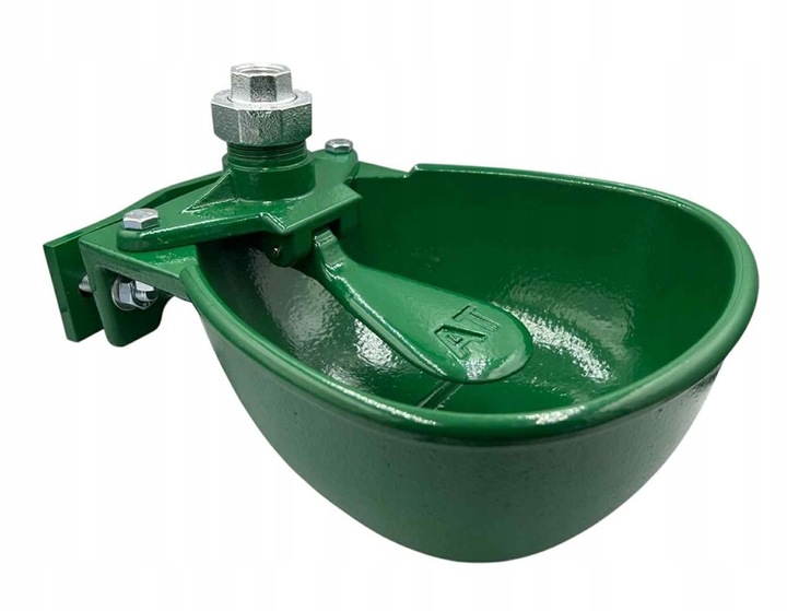 SOLIDNE POIDŁO MISKOWE ŻELIWNE DLA BYDŁA I KONI KOMPLETNE 3L Z OBEJMĄ
