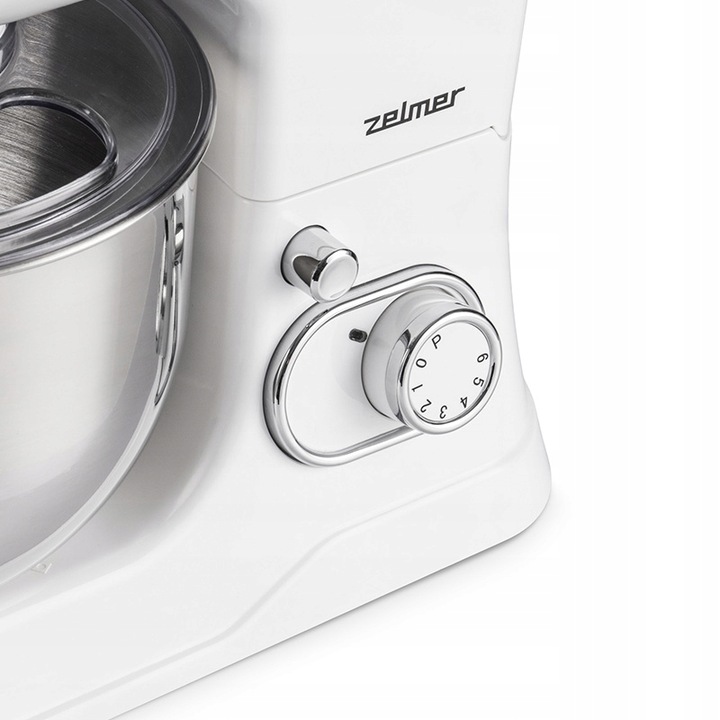 Robot kuchenny planetarny Zelmer ZKR1350 1200W Biały Misa 5L