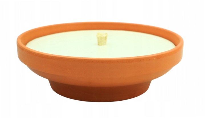 Znicz Ceramiczny Duży Gliniany Otwarty Retro C-7