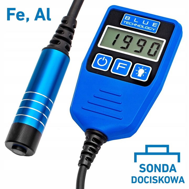 Miernik grubości lakieru Czujnik Tester DX-13-S-AL Stali Aluminium POLSKI