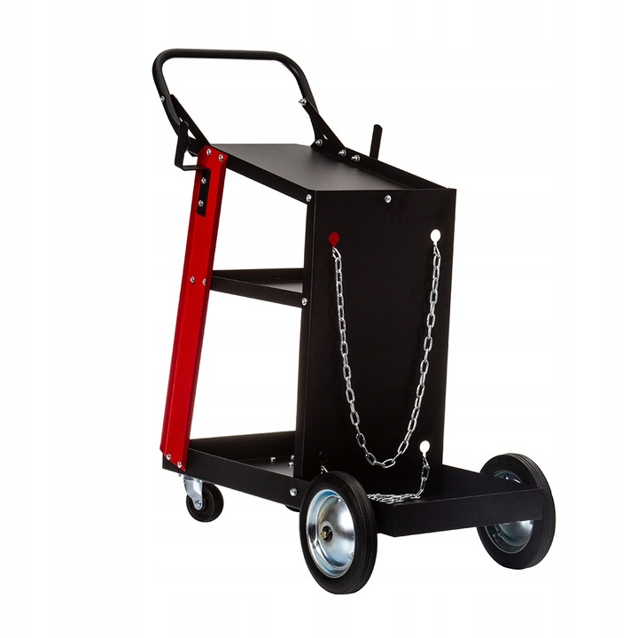 WÓZEK. SPAWALNICZY. DO SPAWAREK z półką na butle METALOWE KÓŁKA POD MIGOMAT