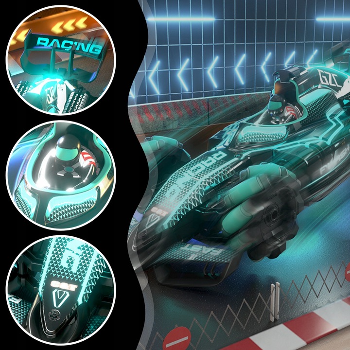 ZDALNIE STEROWANY DUŻY SAMOCHÓD DRIFT CAR AUTO STEROWANE GESTAMI RĘKI PILOT