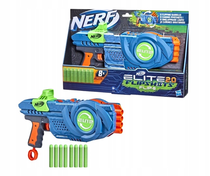 Nerf Elite 2.0 Flip-8 KARABIN PISTOLET IDEALNY NA PREZENT