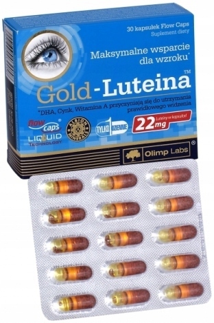 OLIMP GOLD-LUTEINA 30kaps LEPSZE WIDZENIE WZROK