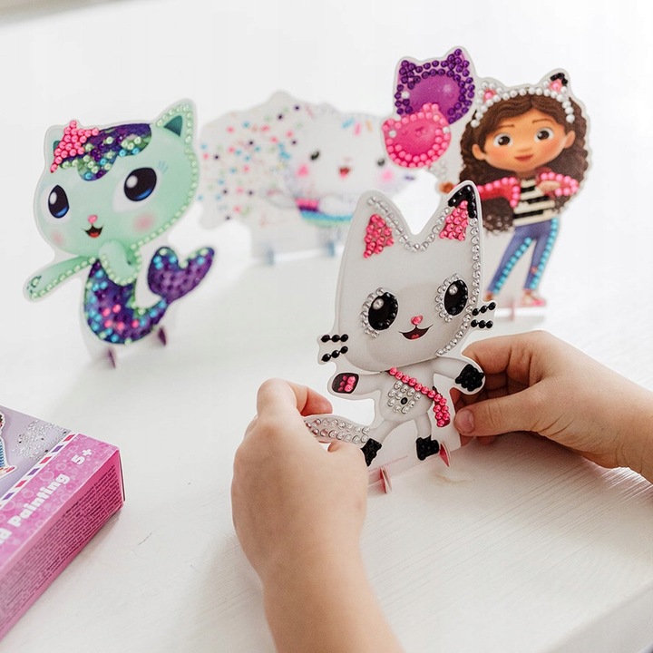 Totum Koci Domek Gabi 3w1 zestaw kreatywny do robienia bransoletek mozaika