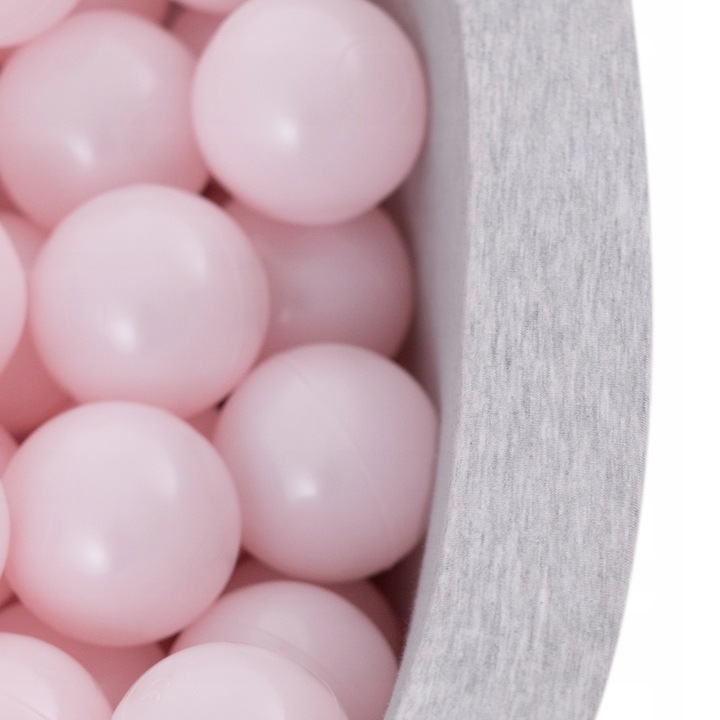 Suchy Basen bez piłek 90x30 dla Dzieci Szary Smart Okrągły MISIOO