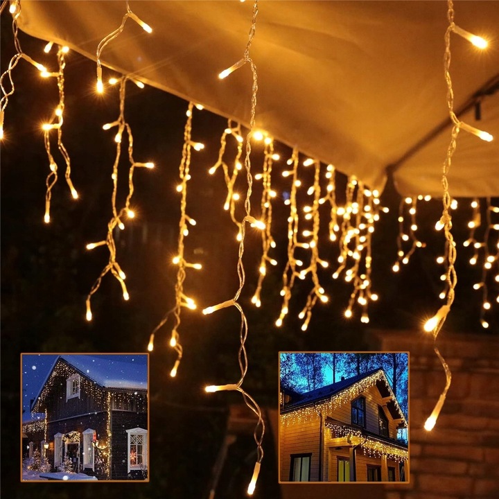 FAIRY LIGHTS NA ZEWNĄTRZ I WEWNĄTRZ,ŁAŃCUCH ŚWIETLNY LED NA BOŻE NARODZENIE